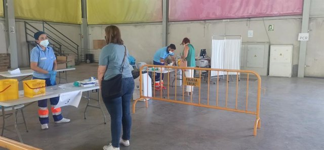 Realización de test covid a profesionales de las escuelas infantiles de Jaén.