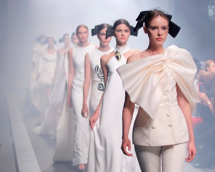 Desfile de la Valmont Barcelona Bridal Fashion Week.