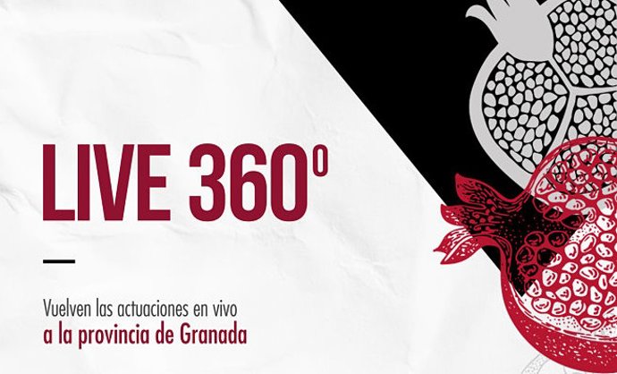Cartel del programa Live 360 de la Diptuación de Granada
