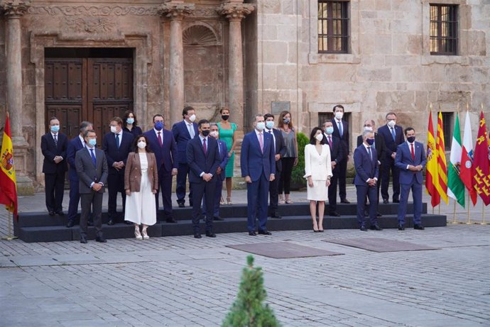 XXI Conferencia de Presidentes Autonómicos que se celebra en el Monasterio de Yuso (San Millán de la Cogolla), en La Rioja.