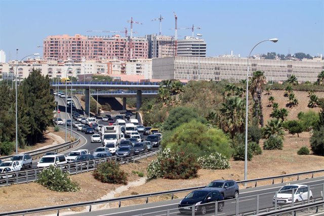 Las carreteras de entrada y salida a Málaga