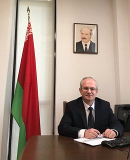 El embajador de Bielorrusia en España, Pavel Pustovoi