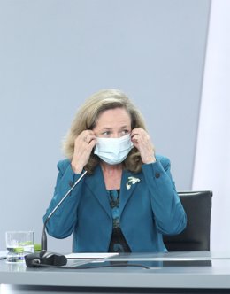 La vicepresidenta de Asuntos Económicos y Transformación Digital, Nadia Calviño