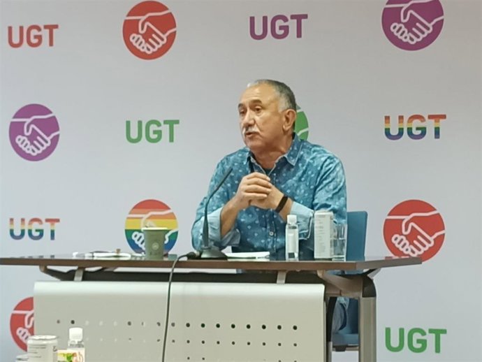 El secretario general de UGT, Pepe Álvarez