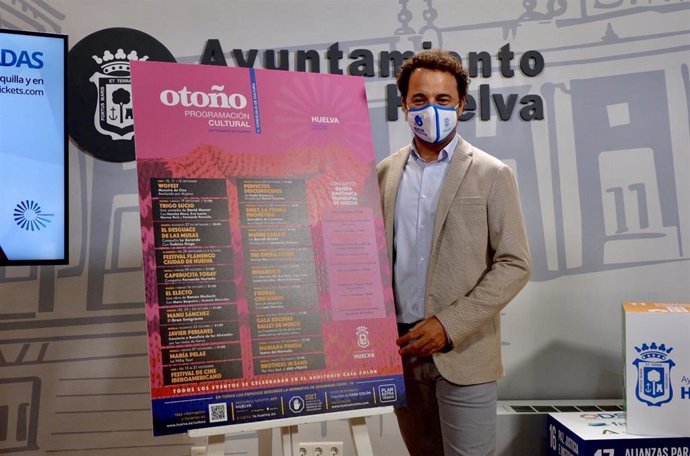 El concejal de Cultura del Ayuntamiento de Huelva, Daniel Mantero. 