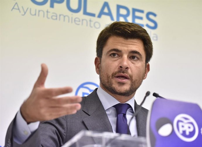 Beltrán Pérez, portavoz del PP, en una imagen de archivo