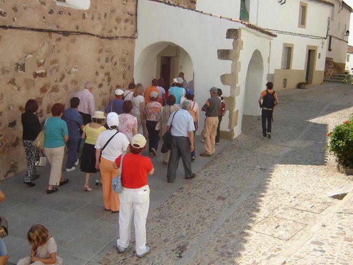 Participantes en la Jornada Europea de la Cultura Judía del año pasado en Cáceres