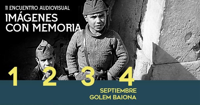 Cartel que anuncia el II Encuentro Audiovisual: Imágenes con Memoria.