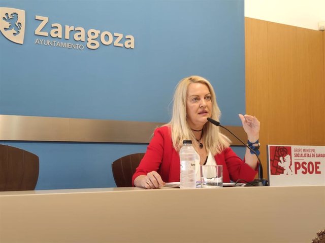 La concejal del grupo municipal del PSOE en el Ayuntamiento de Zaragoza, Ros Cihuelo