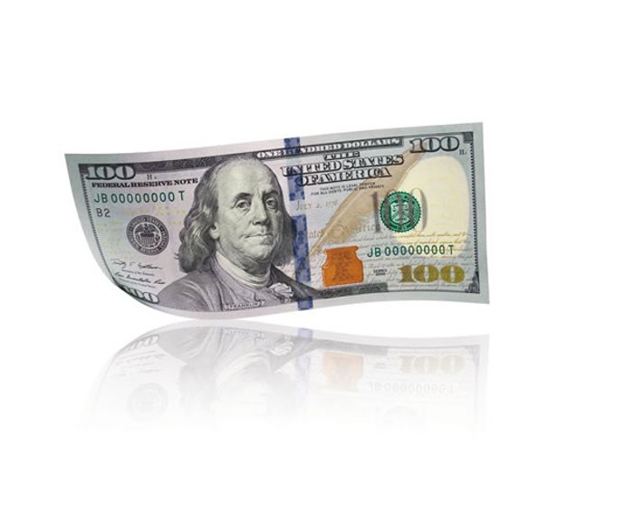 Imágenes de la nueva versión del billete de 100 dólares