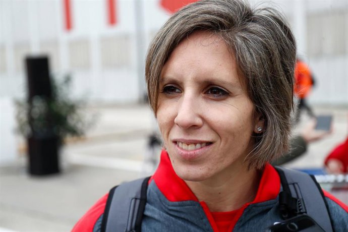 La piragüista española Teresa Portela