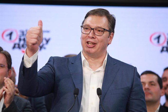 El presidente de Serbia, Aleksandar Vucic.