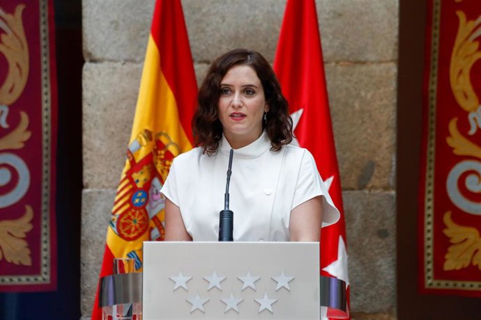 La presidenta de la Comunidad de Madrid, Isabel Díaz Ayuso