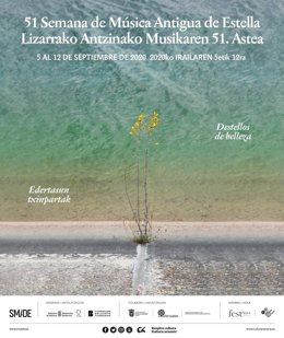 Cartel de la Semana de Música Antigua de Estella