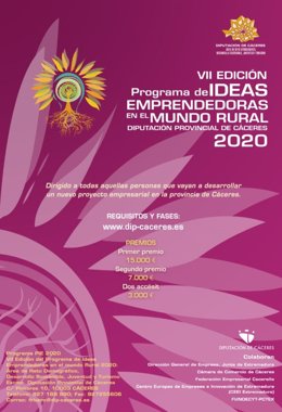 Cartel de la séptima edición de los Premio PIE para fomentar el emprendimiento rural