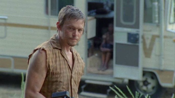 Daryl en lai primera temporada de The Walking Dead