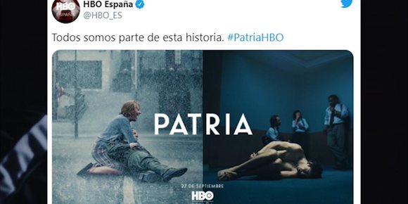 4. Aluvión de críticas a HBO por el cartel de 'Patria'