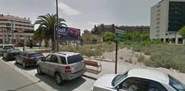 Solar tras la gasolinera de la calle Piqueras, en Logroño