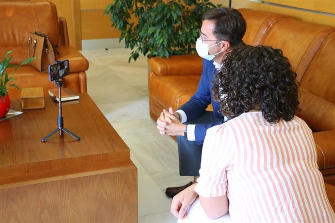 El alcalde de El Ejido en su reunión con el Imán