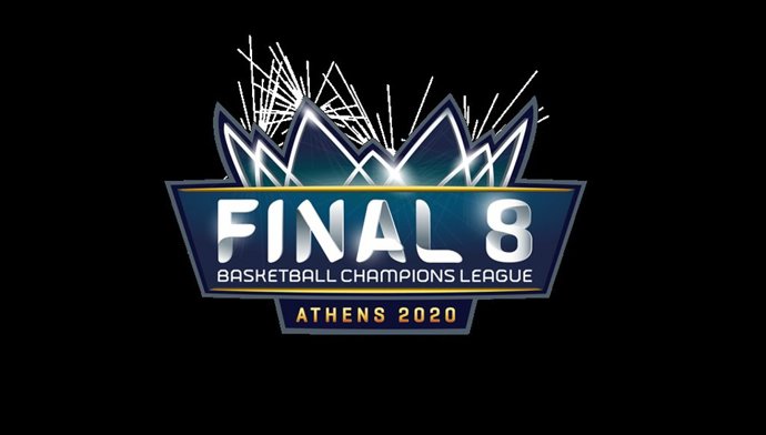 Logo de la 'Final 8' de Atenas 2020 de la 'Basketball Champions League' de la FIBA