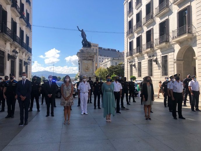 Acto de presentación de los nuevos policías nacionales en Cantabria