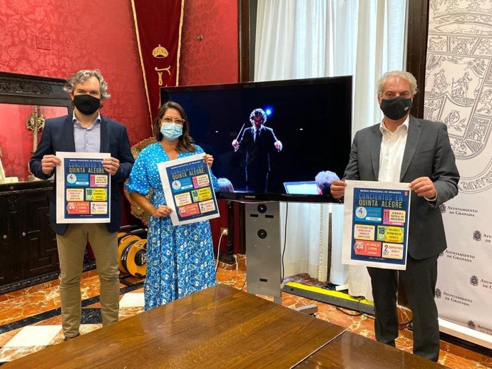 Presentación en el Ayuntamiento de Granada del ciclo 'Conciertos en la Quinta'