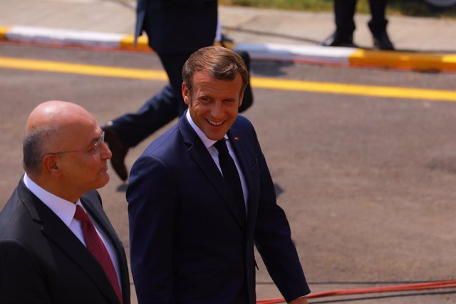 Irak.- Macron llega a Irak para reunirse con altos cargos iraquíes tras su paso 