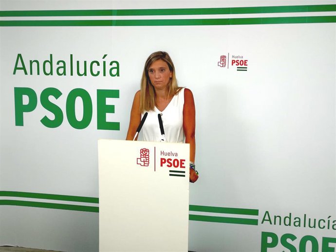 María Márquez, en rueda de prensa.