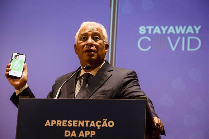 António Costa presenta la apliacación 'Stayaway COVID'