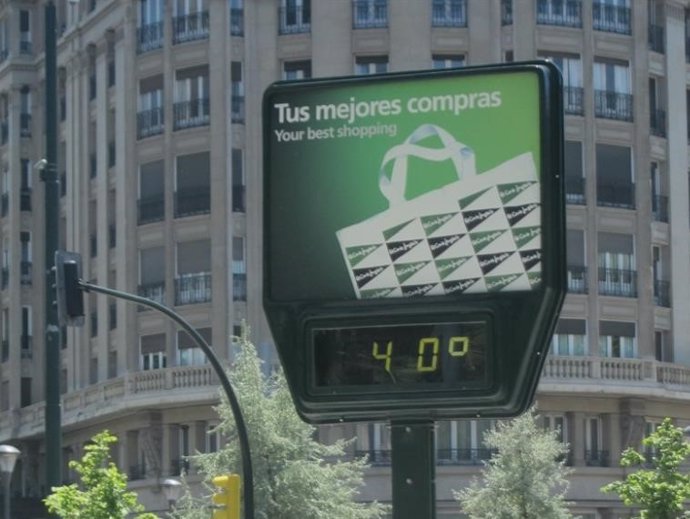 Un termómetro en la ciudad de Valencia