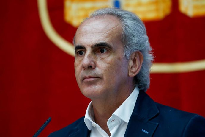 El consejero de Sanidad de la Comunidad de Madrid, Enrique Ruiz Escudero