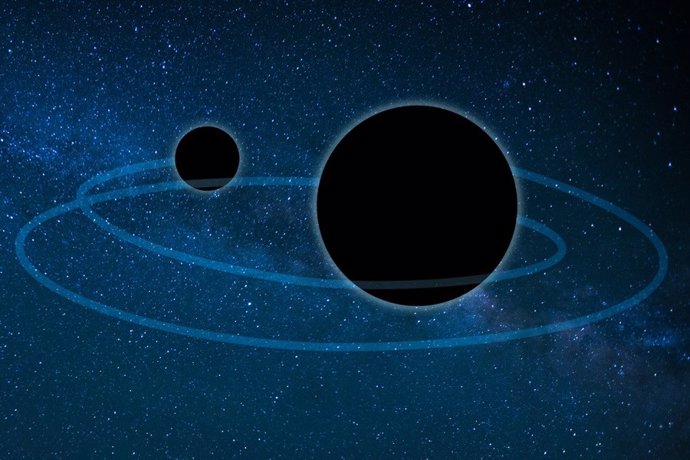 Insólita fusión 'jerárquica' entre agujeros negros