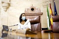 El próximo Pleno del Parlamento andaluz ampliará el aforo a 63 diputados, con mascarilla salvo para subir al atril