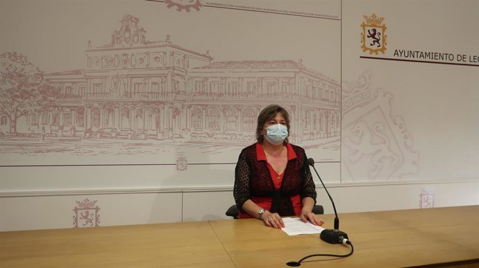 La concejal de Igualdad, Argelia Cabado, en la presentación de los espectáculos libres de violencia machista.