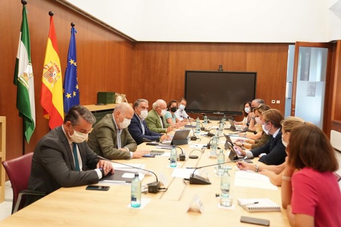 Los consejeros de Presidencia, Educación y Salud coordinan la vuelta al colegio con los delegados provinciales de la Junta
