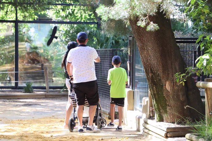 Una familia en el Zoo de Jerez