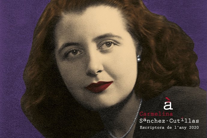 Cartel de la exposición del Año Carmelina Sánchez-Cutillas