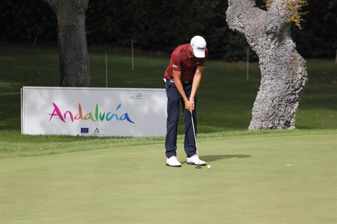 Imagen de uno de los jugadores del Andalucía Masters de Golf en Valderrama