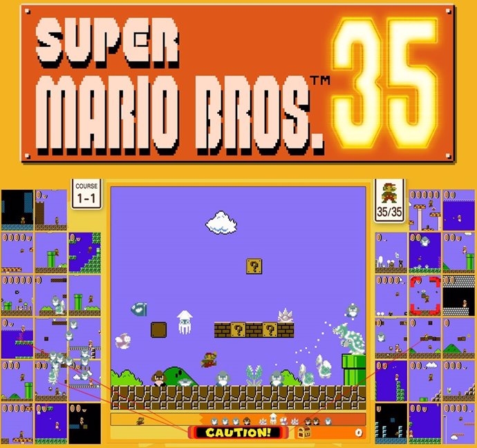 Super Mario se convierte en un 'battle royale' de 35 jugadores con Super Mario B