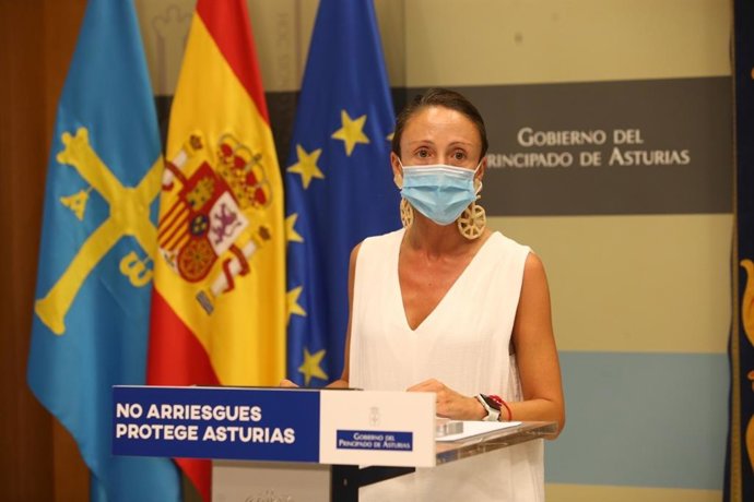 La portavoz del Gobierno asturiano, Melania Álvarez.