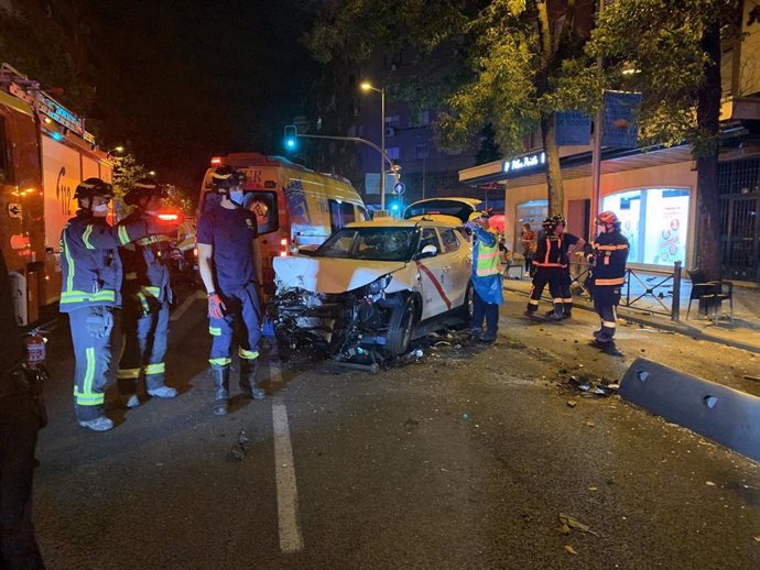 La ingesta de ansiolíticos, posible causa del atropellamiento mortal de un taxista en la calle  Bravo Murillo de Madrid