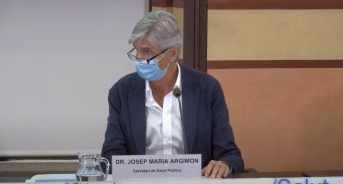 El secretario de Salud Pública Josep Maria Argimon
