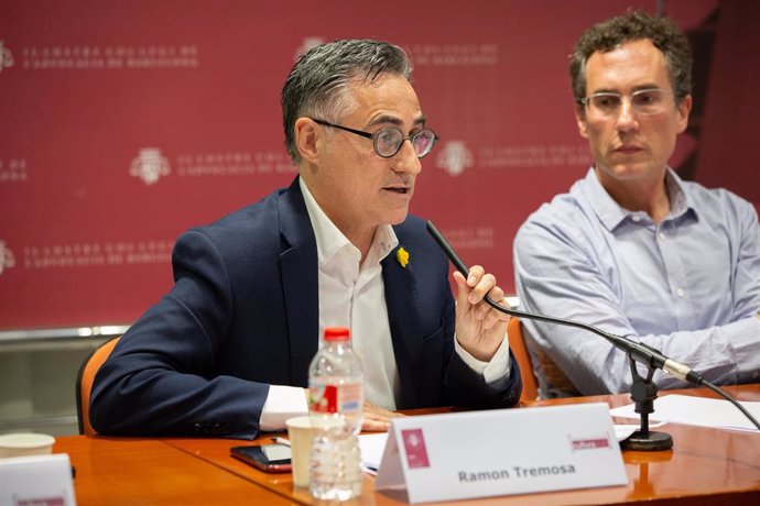 Ramón Tremosa, participa en un debate sobre la transición ecológica en Barcelona, en una imagen de archivo de mayo del 2019.