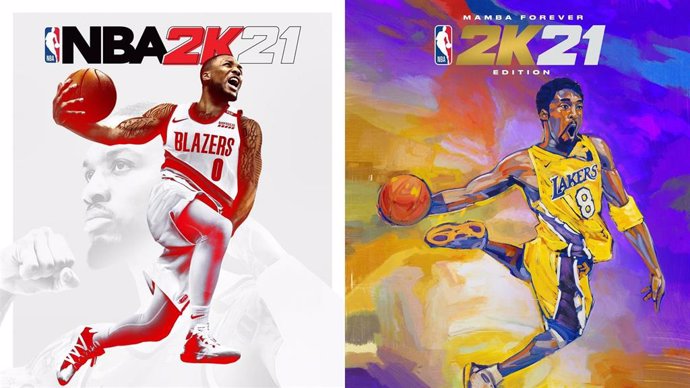 Portadas de la edición de 2021 del videojuego NBA 2K21