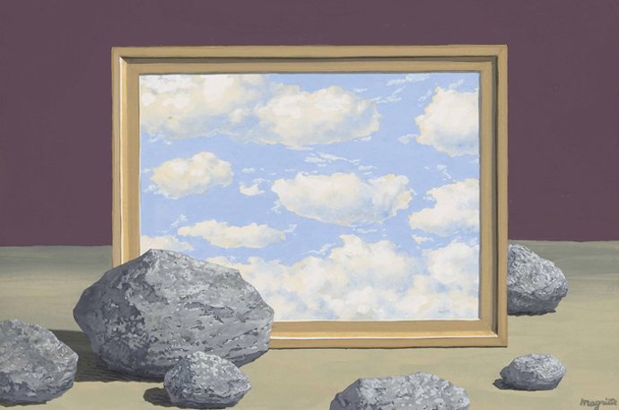René Magritte (1898-1967) La Grande Marée, ca. 1957 Gouache sobre papel, 26,5  35 cm Colección particular 