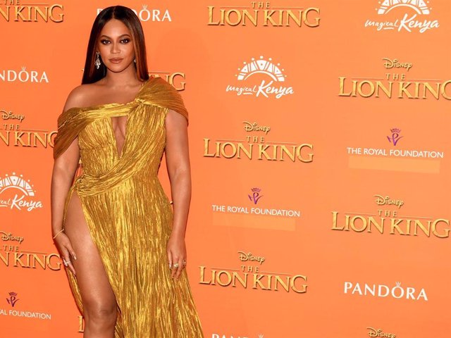 Beyonce Knowles-Carter attends the European Premiere of Disney's "The Lion King" at Odeon Luxe Leicester Square on July 14, 2019 in London, England. (Photo by Gareth Cattermole/Getty Images for Disney)