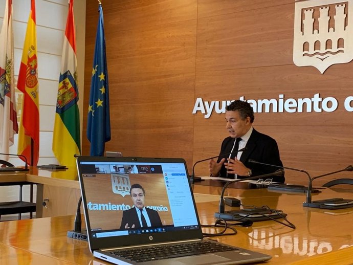 El portavoz del Grupo Municipal del PP en el Ayuntamiento de Logroño, Conrado Escobar