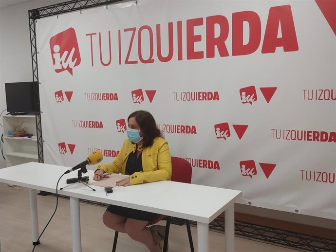 La diputada regional de IU, Henar Moreno