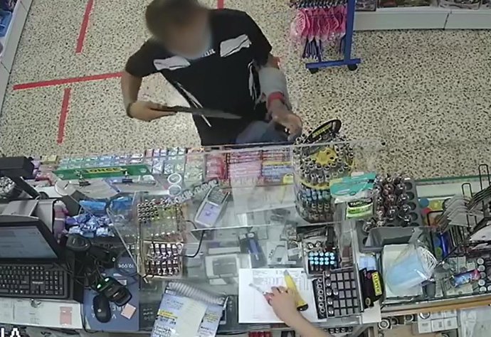 El presunto autor del robo en un estanco de Palma.