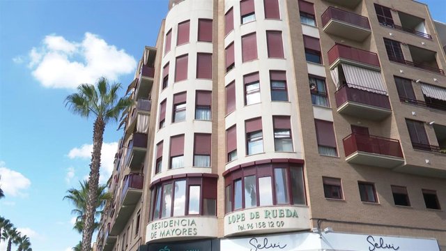 Imagen de la residencia de Torrent con todos los usuarios contagiados de coronavirus